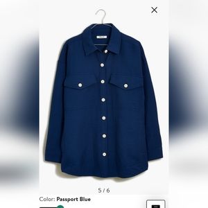 Madewell super oversized shirt jacket xs
